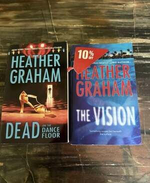 Dead on the Dance Floor and The Vision by Heather Graham (Lot of 2 Books)